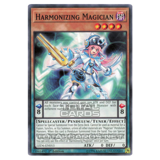 Yu-Gi-Oh! - Legendary Duelists - Magical Hero - Harmonizing Magician (Common) LED6-EN053