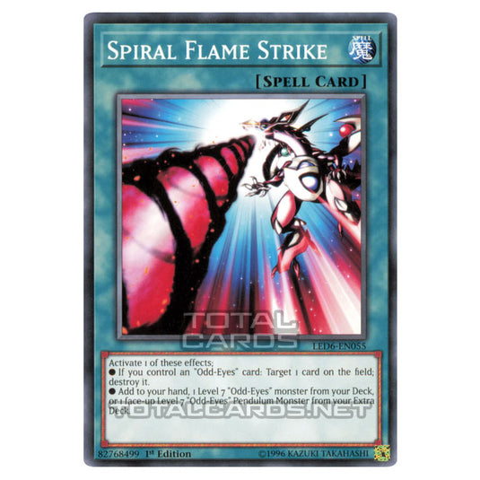 Yu-Gi-Oh! - Legendary Duelists - Magical Hero - Spiral Flame Strike (Common) LED6-EN055