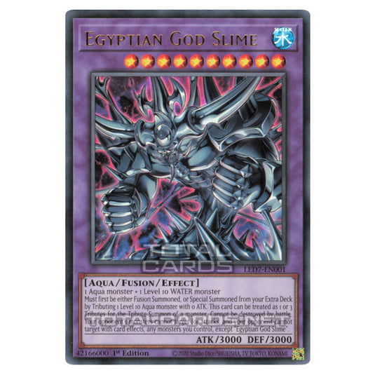 Yu-Gi-Oh! - Legendary Duelists: Rage of Ra - Egyptian God Slime (Ultra Rare) LED7-EN001