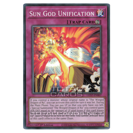 Yu-Gi-Oh! - Legendary Duelists: Rage of Ra - Sun God Unification (Super Rare) LED7-EN007