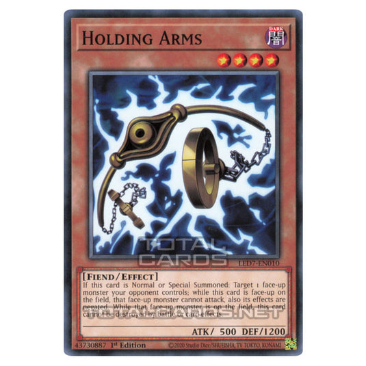 Yu-Gi-Oh! - Legendary Duelists: Rage of Ra - Holding Arms (Common) LED7-EN010 Yu-Gi-Oh! - Legendary Duelists: Rage of Ra - Holding Arms (Common) LED7-EN010