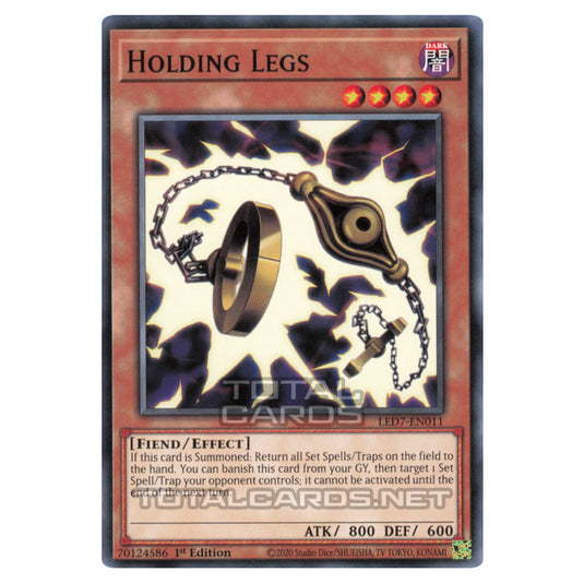 Yu-Gi-Oh! - Legendary Duelists: Rage of Ra - Holding Legs (Common) LED7-EN011