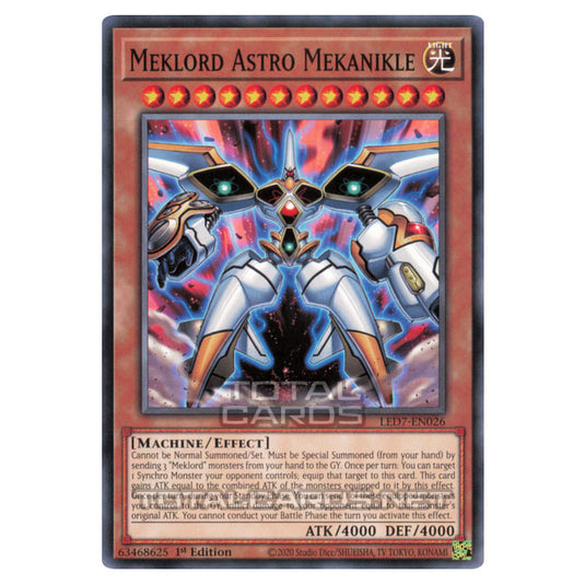 Yu-Gi-Oh! - Legendary Duelists: Rage of Ra - Meklord Astro Mekanikle (Common) LED7-EN026