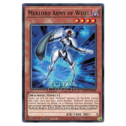 Yu-Gi-Oh! - Legendary Duelists: Rage of Ra - Meklord Army of Wisel (Common) LED7-EN028