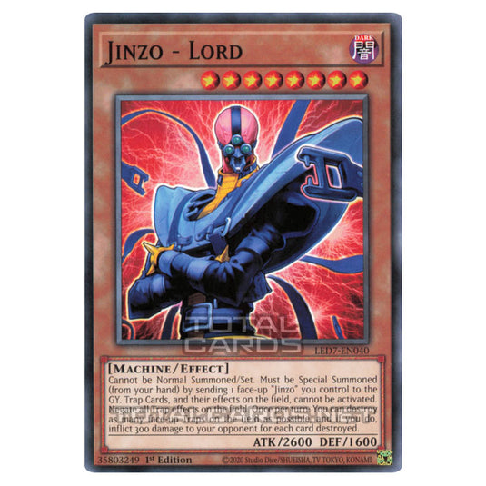 Yu-Gi-Oh! - Legendary Duelists: Rage of Ra - Jinzo - Lord (Common) LED7-EN040