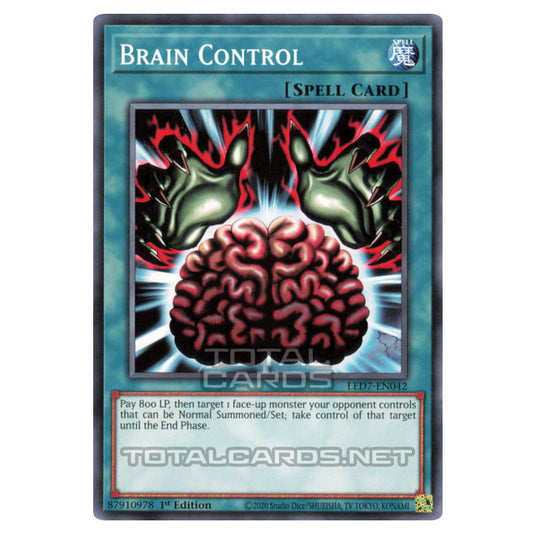 Yu-Gi-Oh! - Legendary Duelists: Rage of Ra - Brain Control (Common) LED7-EN042