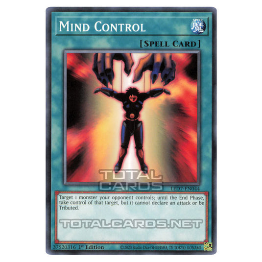 Yu-Gi-Oh! - Legendary Duelists: Rage of Ra - Mind Control (Common) LED7-EN044 Yu-Gi-Oh! - Legendary Duelists: Rage of Ra - Mind Control (Common) LED7-EN044