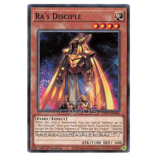 Yu-Gi-Oh! - Legendary Duelists: Rage of Ra - Ra's Disciple (Common) LE Yu-Gi-Oh! - Legendary Duelists: Rage of Ra - Ra's Disciple (Common) LE