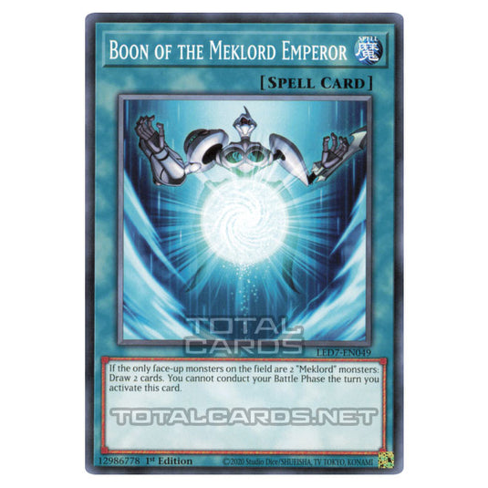 Yu-Gi-Oh! - Legendary Duelists: Rage of Ra - Boon of the Meklord Emperor (Common) LED7-EN049