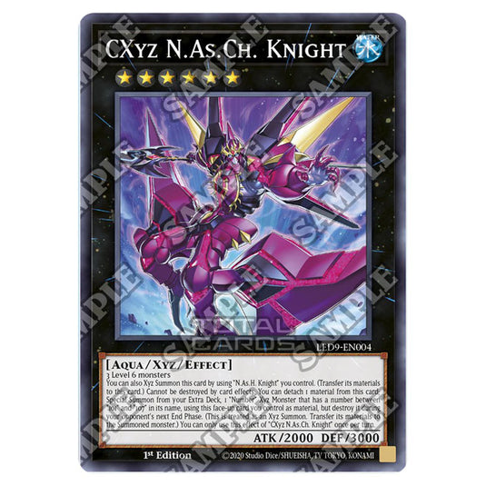 Yu-Gi-Oh! - Legandary Duelist - Duels From The Deep - CXyz N.As.Ch. Knight (Super Rare) LED9-EN004
