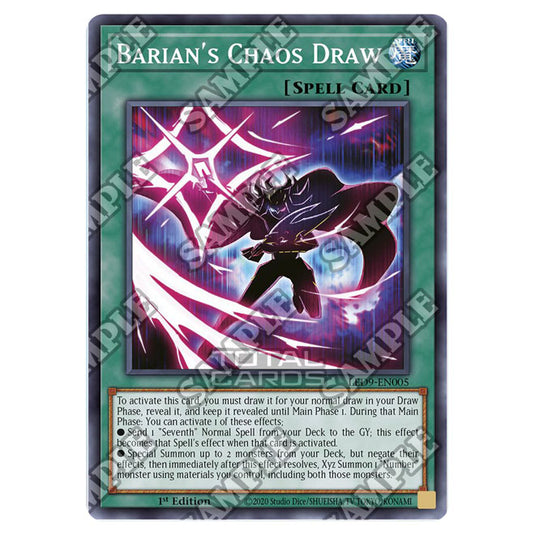 Yu-Gi-Oh! - Legandary Duelist - Duels From The Deep - Barian's Chaos Draw (Super Rare) LED9-EN005