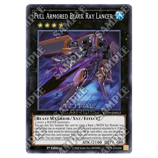 Yu-Gi-Oh! - Legandary Duelist - Duels From The Deep - Full Armored Black Ray Lancer (Common) LED9-EN012
