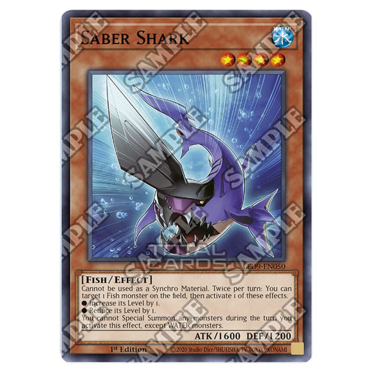 Yu-Gi-Oh! - Legandary Duelist - Duels From The Deep - Saber Shark (Common) LED9-EN050