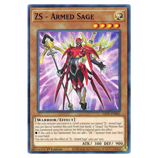 Yu-Gi-Oh! - Lightning Overdrive - ZS - Armed Sage (Common) LIOV-EN002