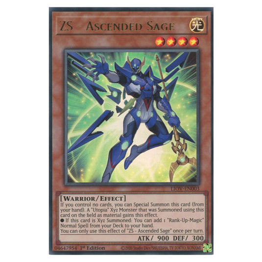 Yu-Gi-Oh! - Lightning Overdrive - ZS - Ascended Sage (Ultra Rare) LIOV-EN003