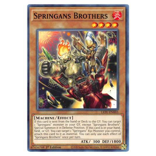 Yu-Gi-Oh! - Lightning Overdrive - Springans Brothers (Common) LIOV-EN005