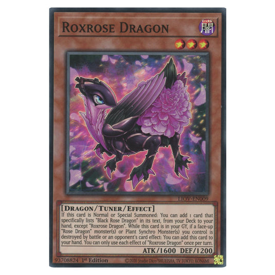 Yu-Gi-Oh! - Lightning Overdrive - Roxrose Dragon (Super Rare) LIOV-EN009