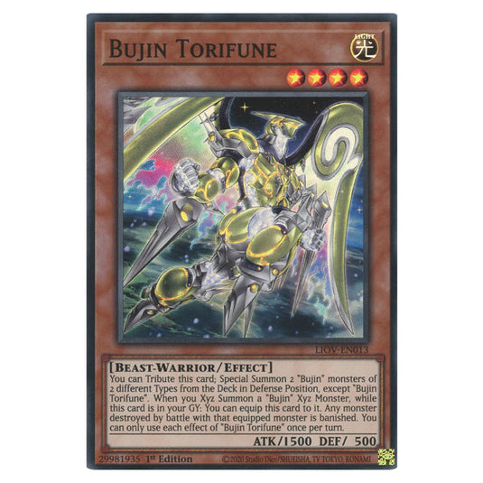 Yu-Gi-Oh! - Lightning Overdrive - Bujin Torifune (Super Rare) LIOV-EN013