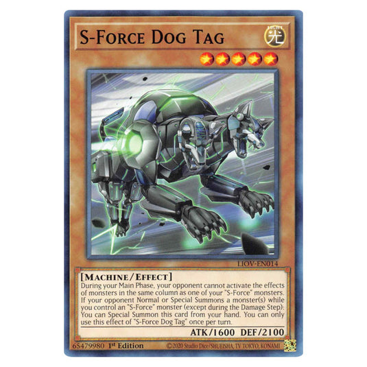 Yu-Gi-Oh! - Lightning Overdrive - S-Force Dog Tag (Common) LIOV-EN014