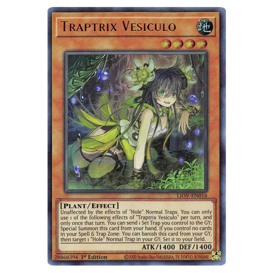 Yu-Gi-Oh! - Lightning Overdrive - Traptrix Vesiculo (Ultra Rare) LIOV-EN016