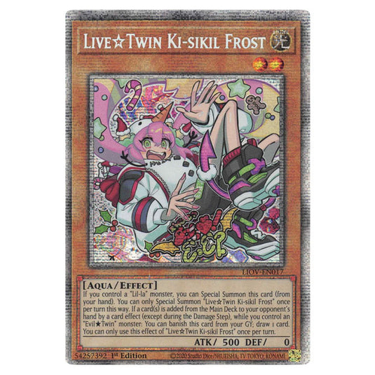 Yu-Gi-Oh! - Lightning Overdrive - Live☆Twin Ki-sikil Frost (Starlight Rare) LIOV-EN017A