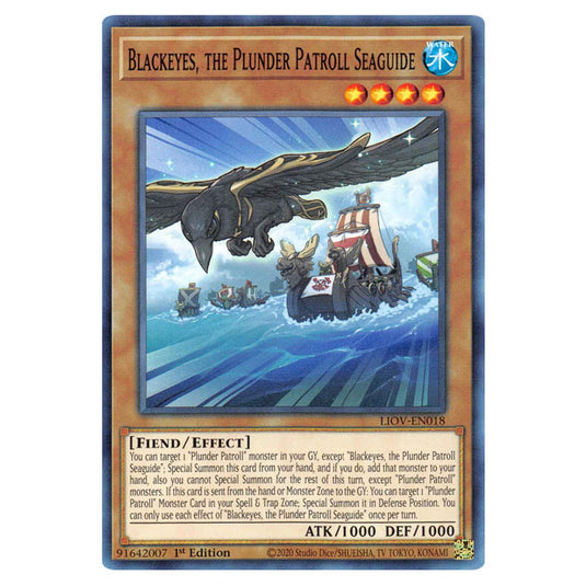 Yu-Gi-Oh! - Lightning Overdrive - Blackeyes, the Plunder Patroll Seaguide (Common) LIOV-EN018