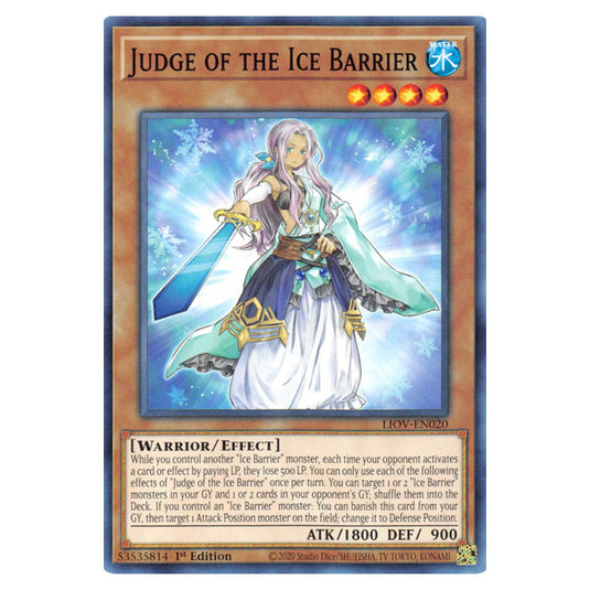 Yu-Gi-Oh! - Lightning Overdrive - Judge of the Ice Barrier (Common) LIOV-EN020