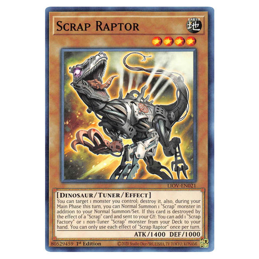 Yu-Gi-Oh! - Lightning Overdrive - Scrap Raptor (Common) LIOV-EN021