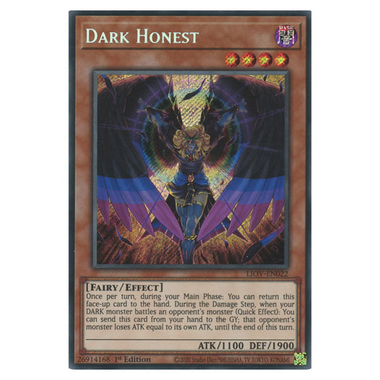 Yu-Gi-Oh! - Lightning Overdrive - Dark Honest (Secret Rare) LIOV-EN022