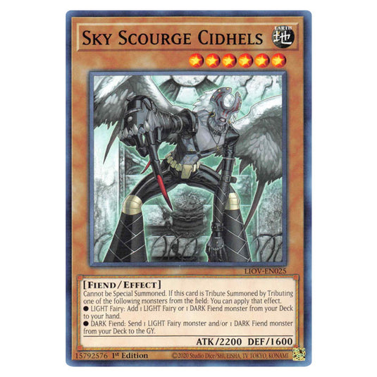 Yu-Gi-Oh! - Lightning Overdrive - Sky Scourge Cidhels (Common) LIOV-EN025