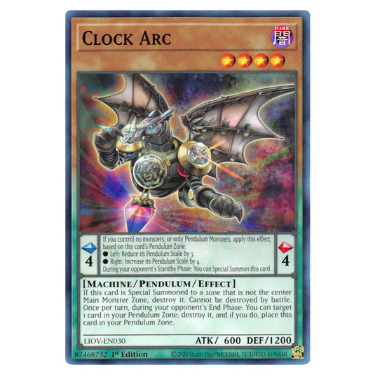 Yu-Gi-Oh! - Lightning Overdrive - Clock Arc (Common) LIOV-EN030