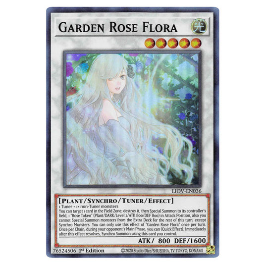 Yu-Gi-Oh! - Lightning Overdrive - Garden Rose Flora (Super Rare) LIOV-EN036
