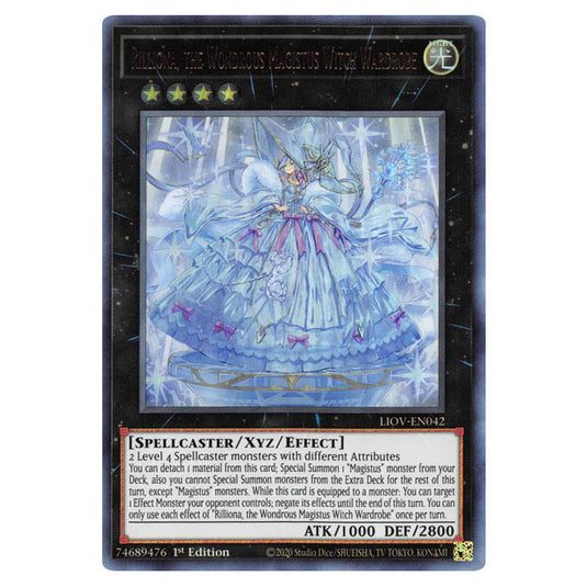 Yu-Gi-Oh! - Lightning Overdrive - Rilliona, the Wondrous Magistus Witch Wardrobe (Ultra Rare) LIOV-EN042