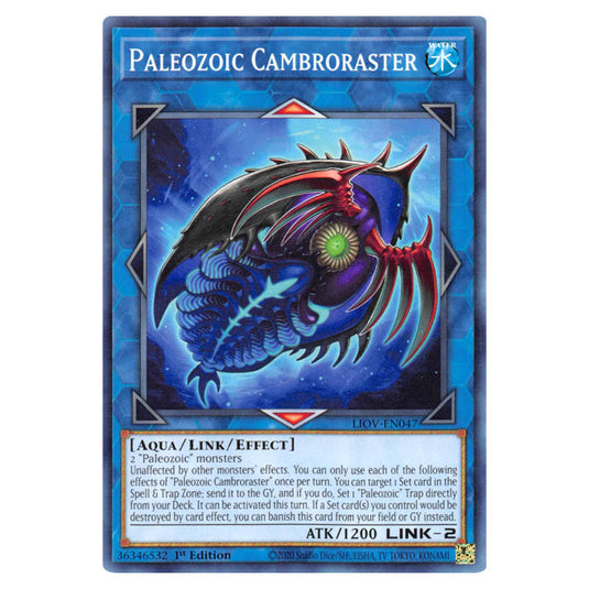 Yu-Gi-Oh! - Lightning Overdrive - Paleozoic Cambroraster (Common) LIOV-EN047