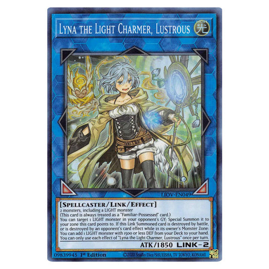 Yu-Gi-Oh! - Lightning Overdrive - Lyna the Light Charmer, Lustrous (Super Rare) LIOV-EN049