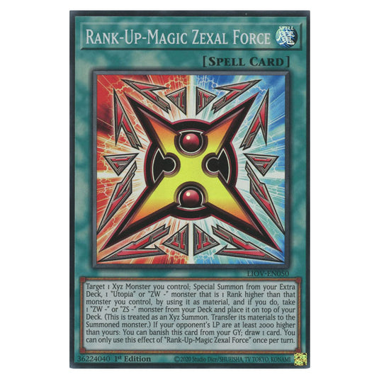 Yu-Gi-Oh! - Lightning Overdrive - Rank-Up-Magic Zexal Force (Super Rare) LIOV-EN050