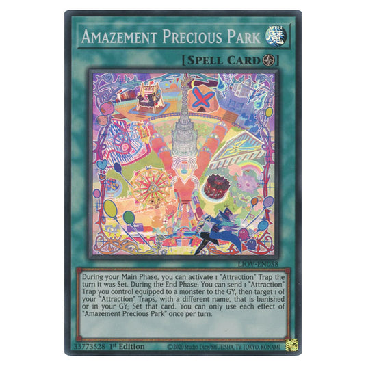 Yu-Gi-Oh! - Lightning Overdrive - Amazement Precious Park (Super Rare) LIOV-EN058