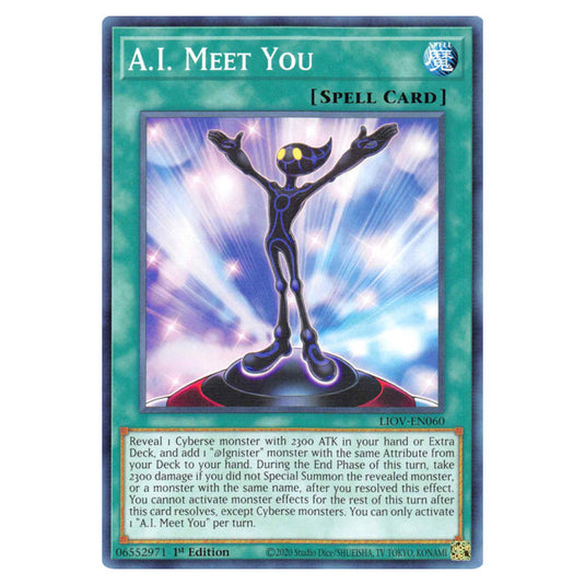 Yu-Gi-Oh! - Lightning Overdrive - A.I. Meet You (Common) LIOV-EN060