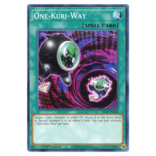 Yu-Gi-Oh! - Lightning Overdrive - One-Kuri-Way (Common) LIOV-EN065