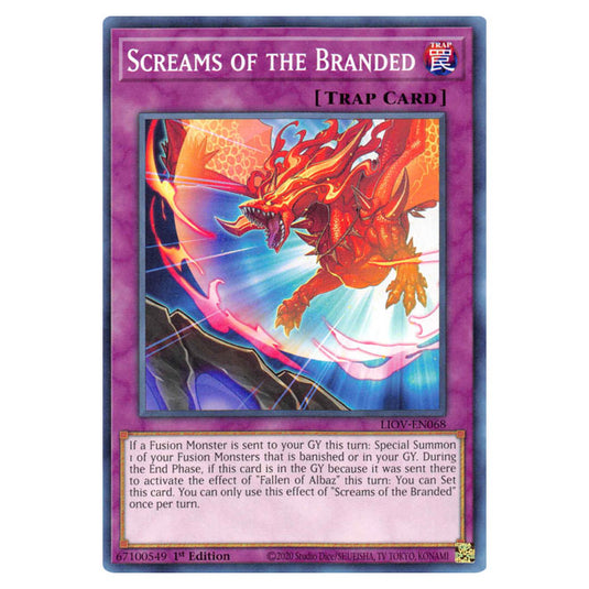 Yu-Gi-Oh! - Lightning Overdrive - Screams of the Branded (Common) LIOV-EN068