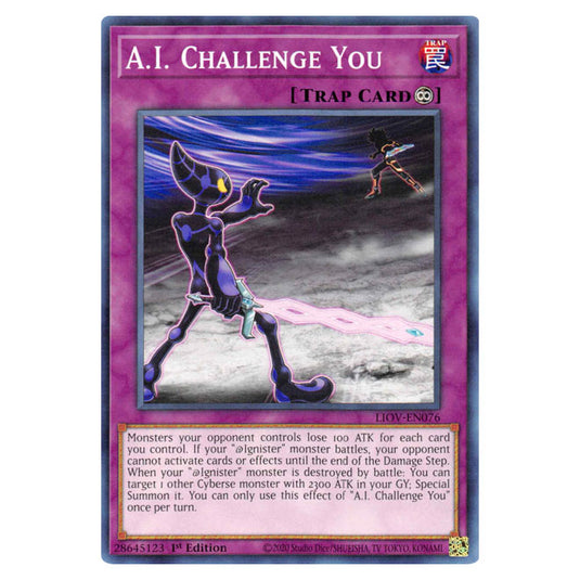 Yu-Gi-Oh! - Lightning Overdrive - A.I. Challenge You (Common) LIOV-EN076