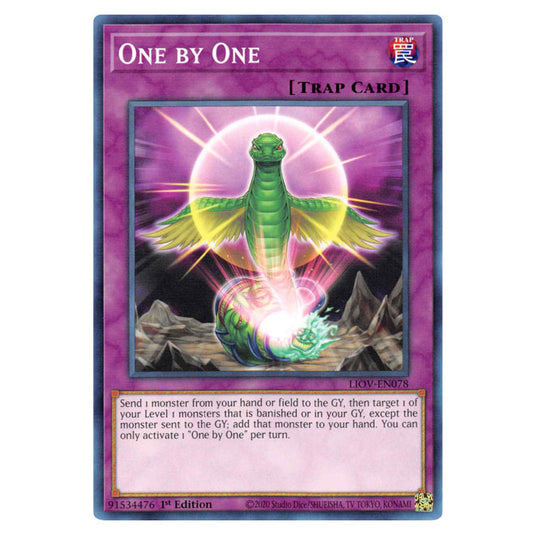 Yu-Gi-Oh! - Lightning Overdrive - One by One (Common) LIOV-EN078