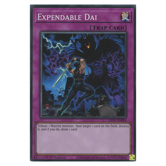 Yu-Gi-Oh! - Lightning Overdrive - Expendable Dai (Super Rare) LIOV-EN084