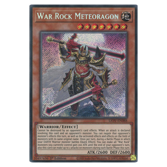 Yu-Gi-Oh! - Lightning Overdrive - War Rock Meteoragon (Secret Rare) LIOV-EN088