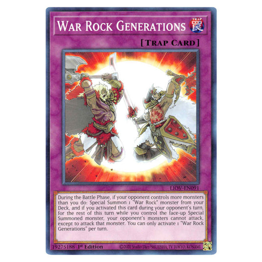 Yu-Gi-Oh! - Lightning Overdrive - War Rock Generations (Common) LIOV-EN091