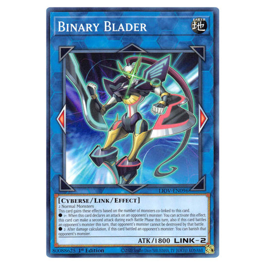 Yu-Gi-Oh! - Lightning Overdrive - Binary Blader (Common) LIOV-EN096 Yu-Gi-Oh! - Lightning Overdrive - Binary Blader (Common) LIOV-EN096