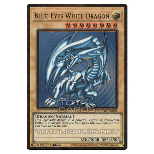 Yu-Gi-Oh! - Maximum Gold - Blue-Eyes White Dragon (Premium Gold Rare) MAGO-EN001