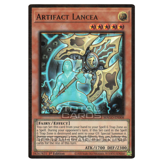 Yu-Gi-Oh! - Maximum Gold - Artifact Lancea (Premium Gold Rare) MAGO-EN008