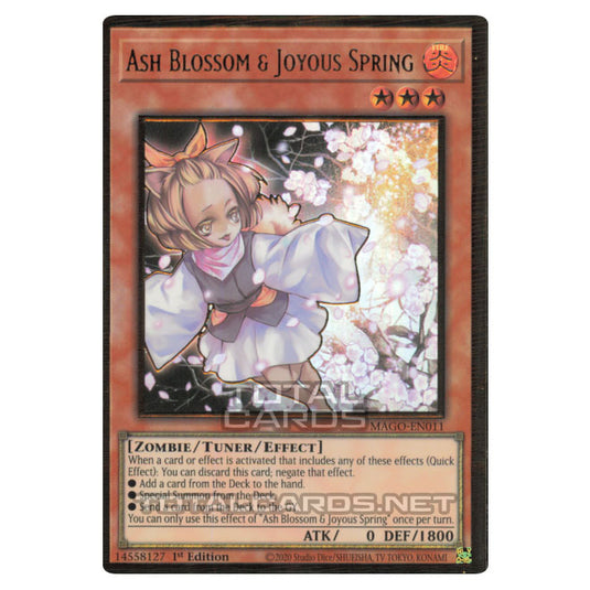 Yu-Gi-Oh! - Maximum Gold - Ash Blossom & Joyous Spring (Premium Gold Rare) MAGO-EN011