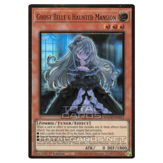 Yu-Gi-Oh! - Maximum Gold - Ghost Belle & Haunted Mansion (Premium Gold Rare) MAGO-EN012